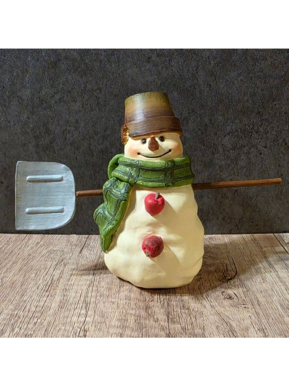 Vintage Hallmark Jan Karon MAX Mitford Snowman 5.5" Figurine Christmas 2001